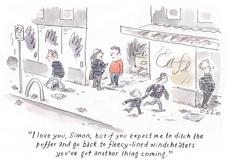 Cartoon image, links to full cartoon page