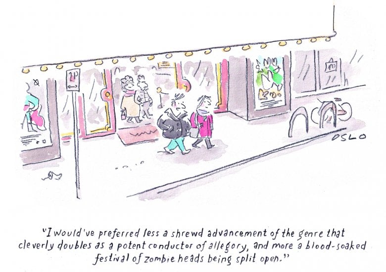 Cartoon image, links to full cartoon page