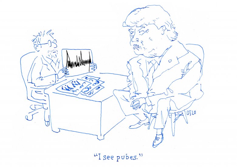 Cartoon image, links to full cartoon page