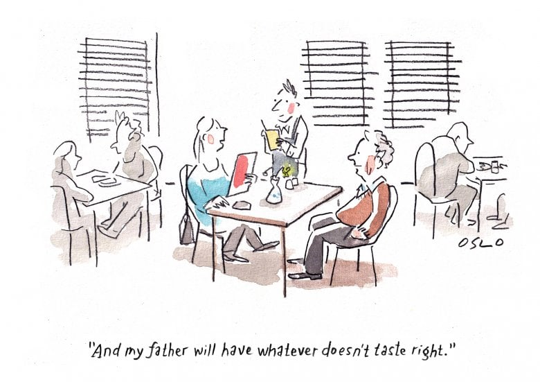 Cartoon image, links to full cartoon page