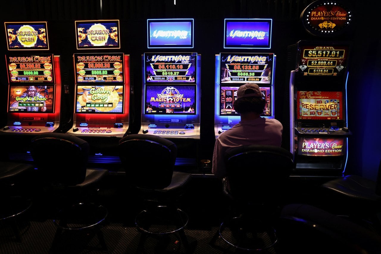 Poker machines at a Sydney pub.