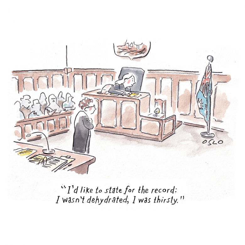 Cartoon image, links to full cartoon page
