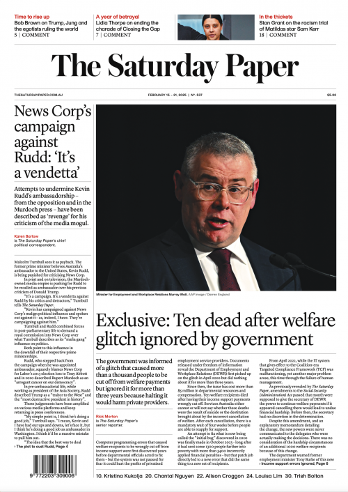 Read edition February 15 – 21, 2025 